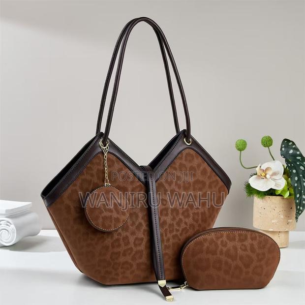 3-in-1 Leopard Print Tote Bag - thumbnail 4
