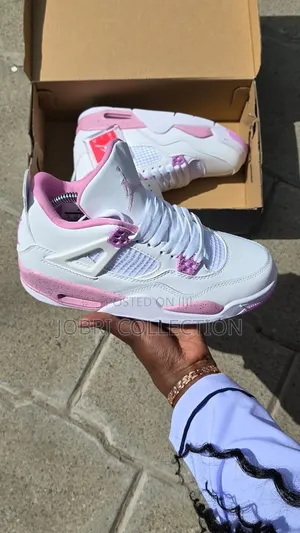 Air Jordan 4 Pink Oreo Ladies Sneakers