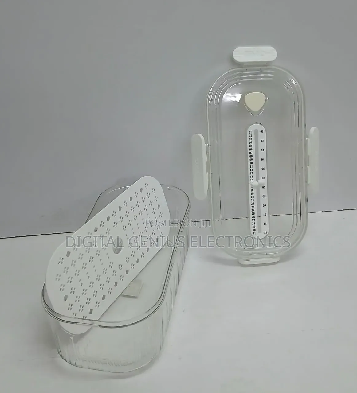 Timekeeping Stackable Fridge /Storage Organizer