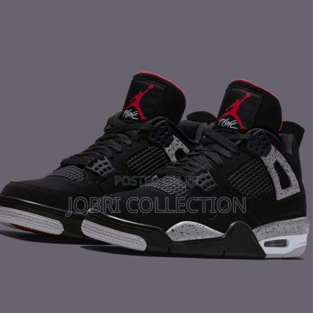 Air Jordan 4 Retro Black Cement Sneakers