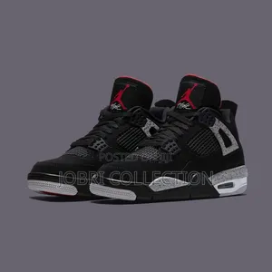 Air Jordan 4 Retro Black Cement Sneakers