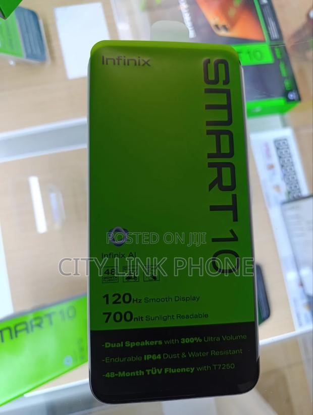 New Infinix Smart 10 64 GB Black