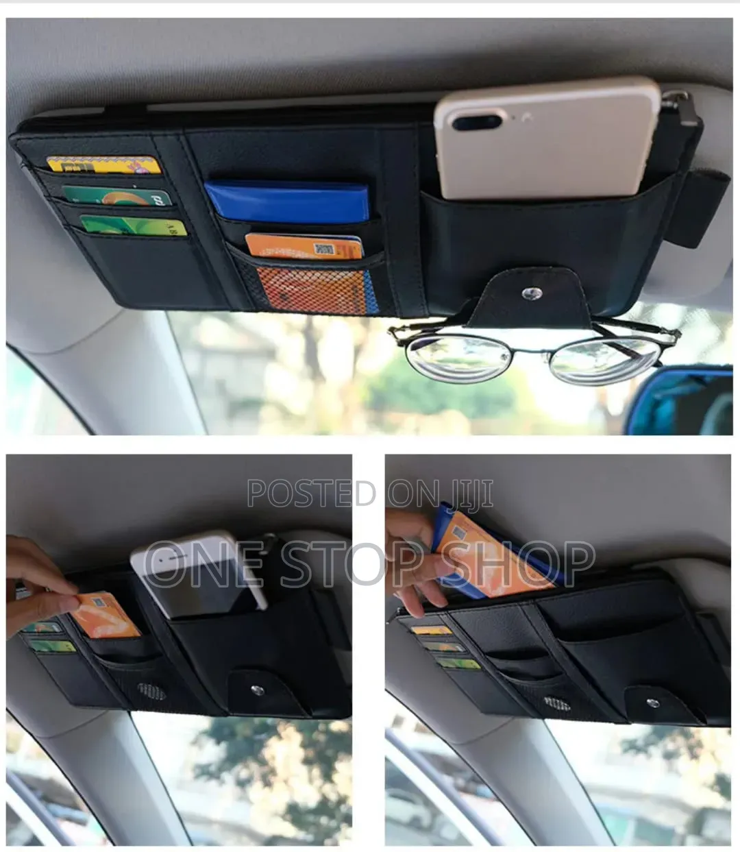 Car Sun Visor Organizer Registration And Documents Holder