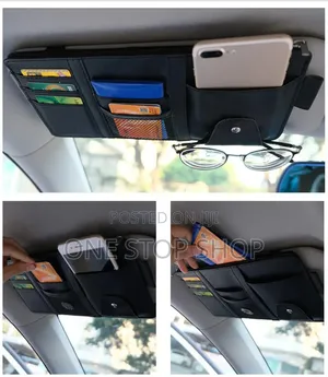 Car Sun Visor Organizer Registration And Documents Holder