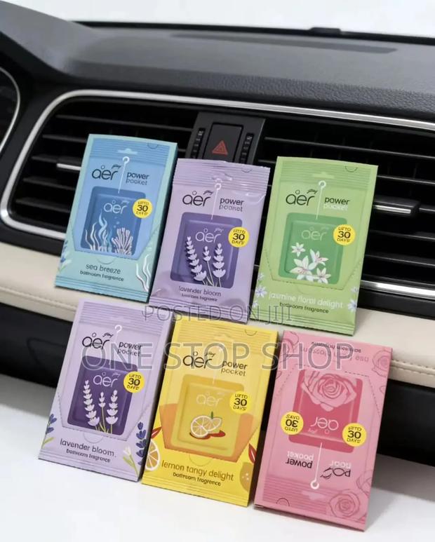 6pc Aerpower Pocket Gel Based Air Freshener