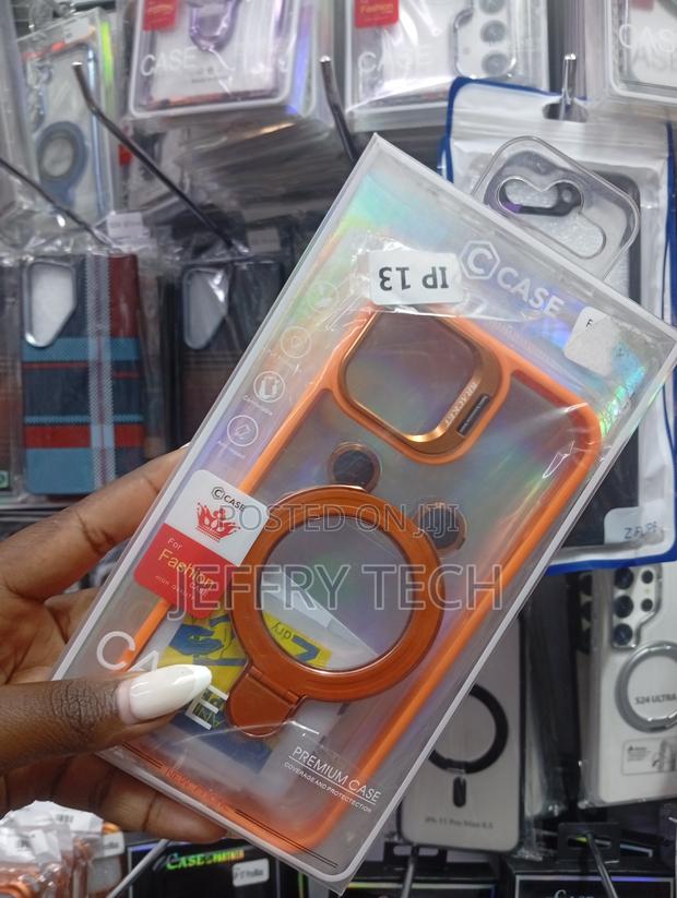 Orange-Edged Phone Case for the iPhone 13 - thumbnail 2
