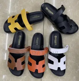 Ladies Quality Hermes Sandals With Adjustable Straps