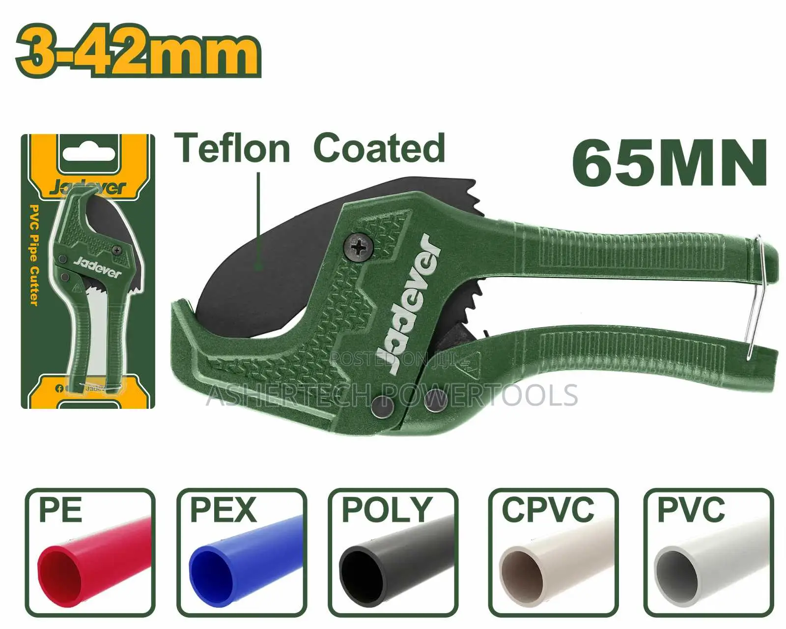 Jadever Jdpc54642 PVC Pipe Cutter 203mm