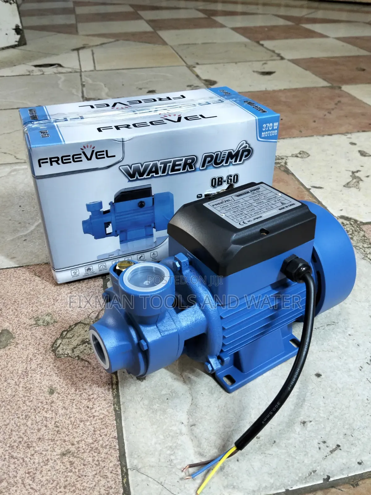 High Pressure Freveel Booster Water Pump 0.5 Hp 30 M Head 1yr Warranty