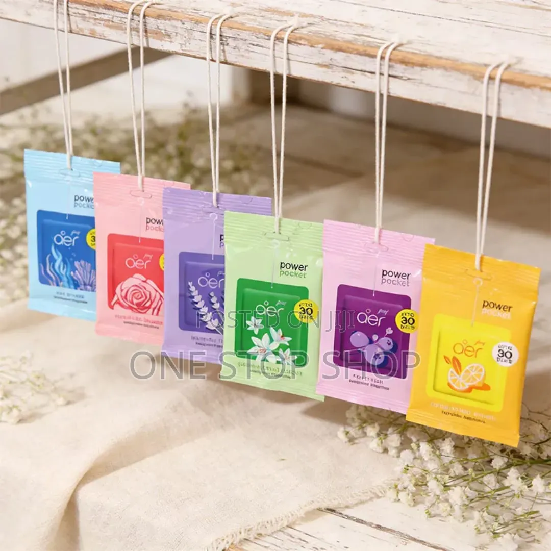 6pc 10g Each Various Scents 30days Power Pocket Air Freshener