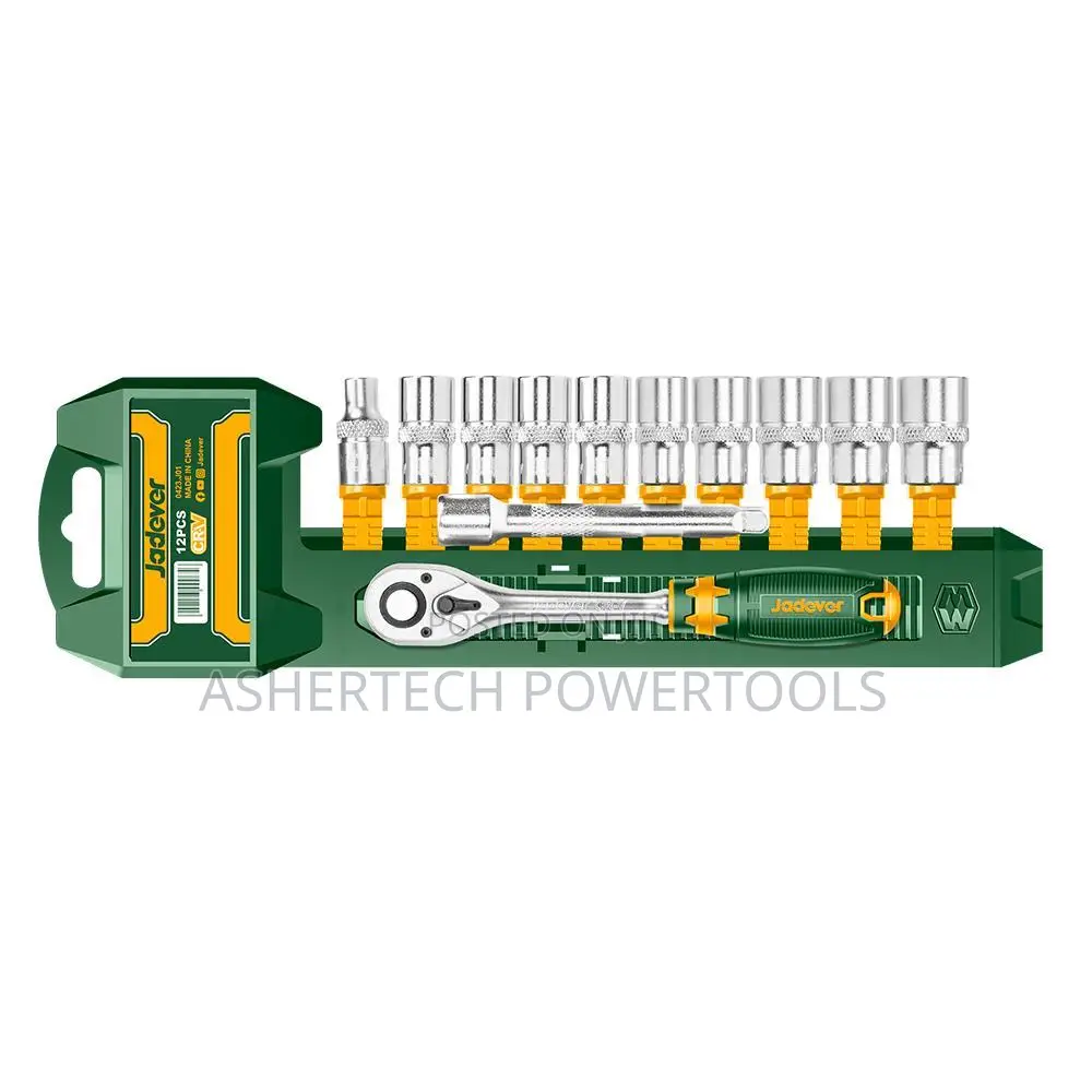 Jadever Jdst2212 12 PCS 1/2" Socket Set