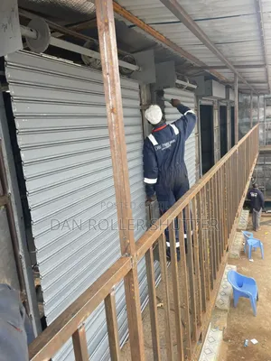 Motorized Security Shop Door – Protects