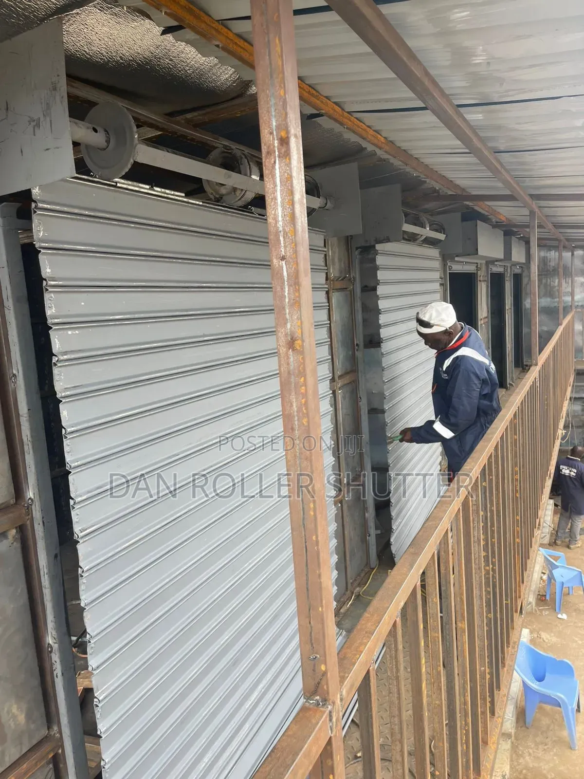 Electric Security Warehouse Door –