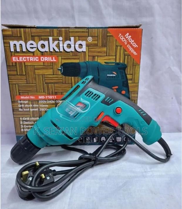 Meakida Electric Impact Drill 10mm Chuck/Drill