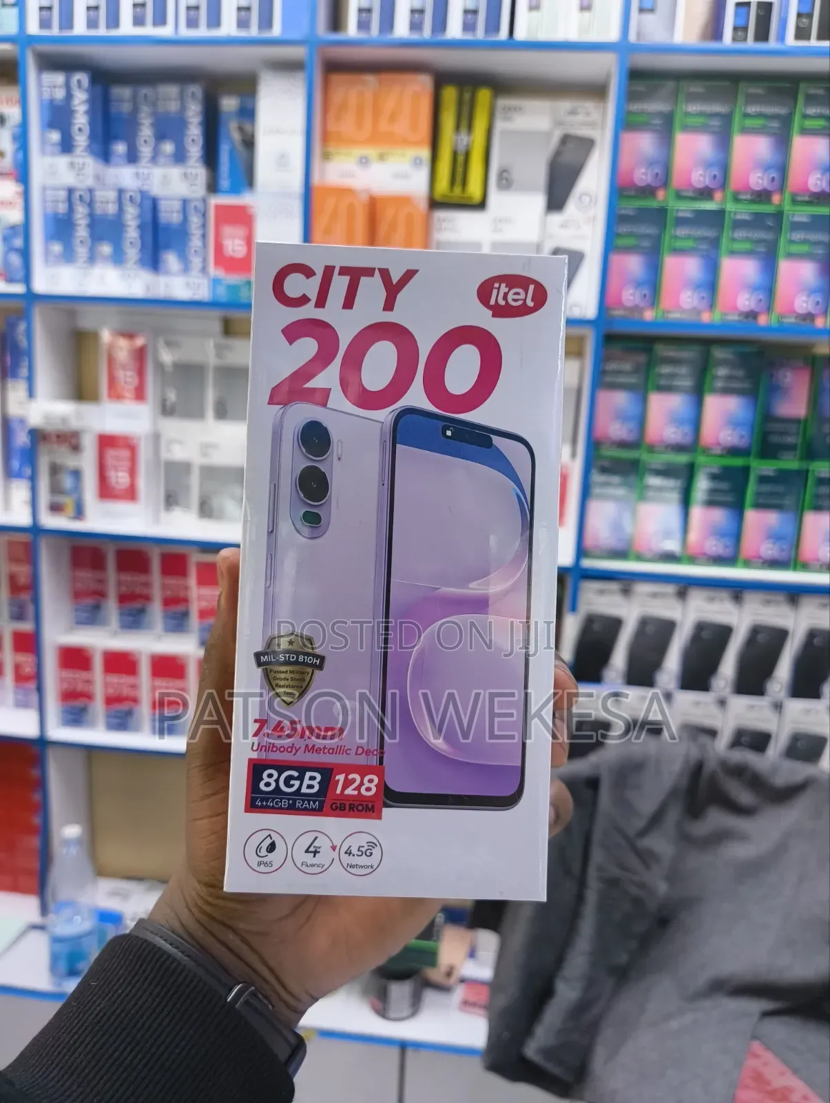 New Itel City 200 128 GB Black