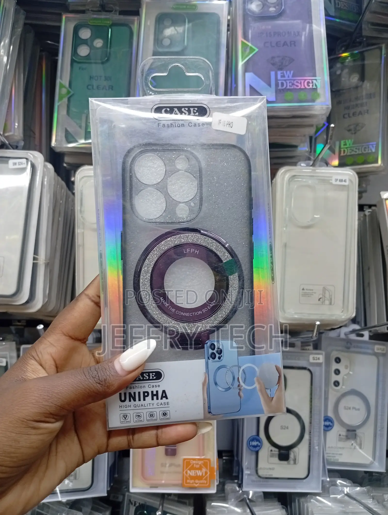 Unipha Brand "Fashion Case" for a Smartphone, Likely an iPhone