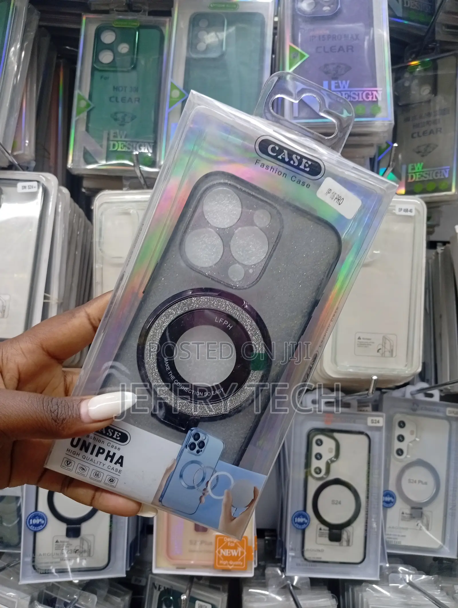 Unipha Brand "Fashion Case" for a Smartphone, Likely an iPhone