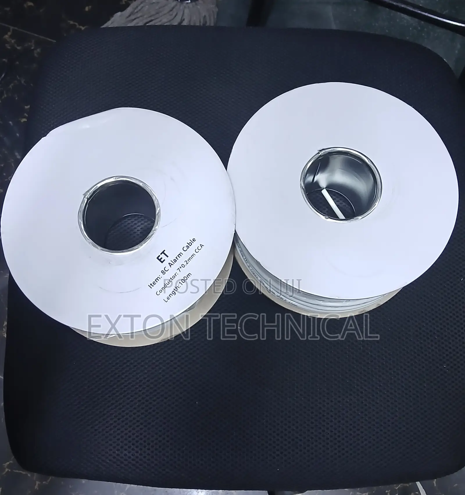 8 Core Alarm Cable White (100mt Coil)