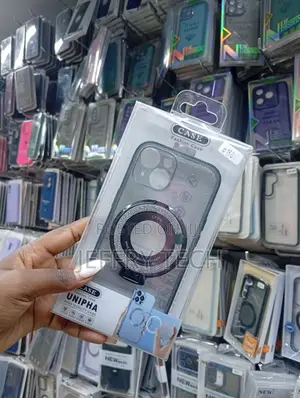 Clear Phone Case With a Magnetic Ring Stand