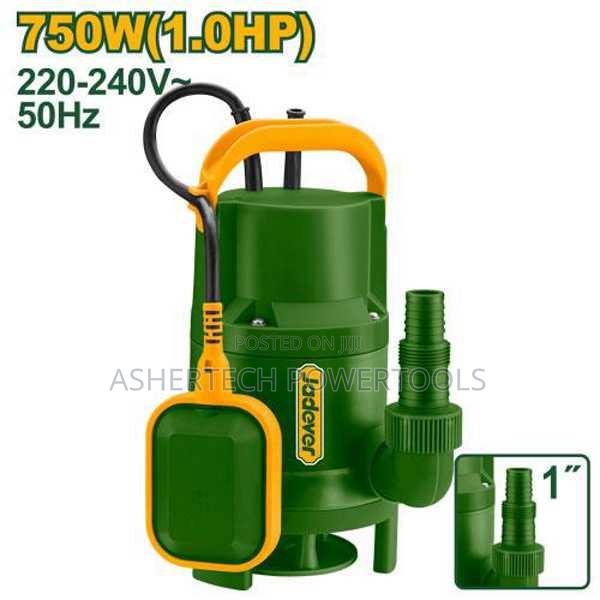 Jadever Jdwpfw03 Sewage Submersible Pump 750w(1.0hp)