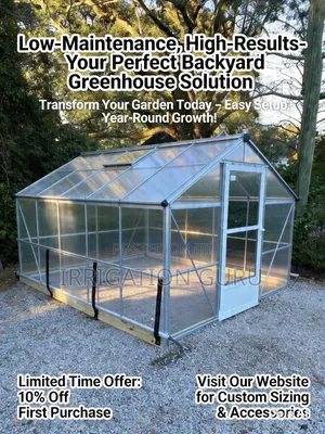 200microms Clear Green House