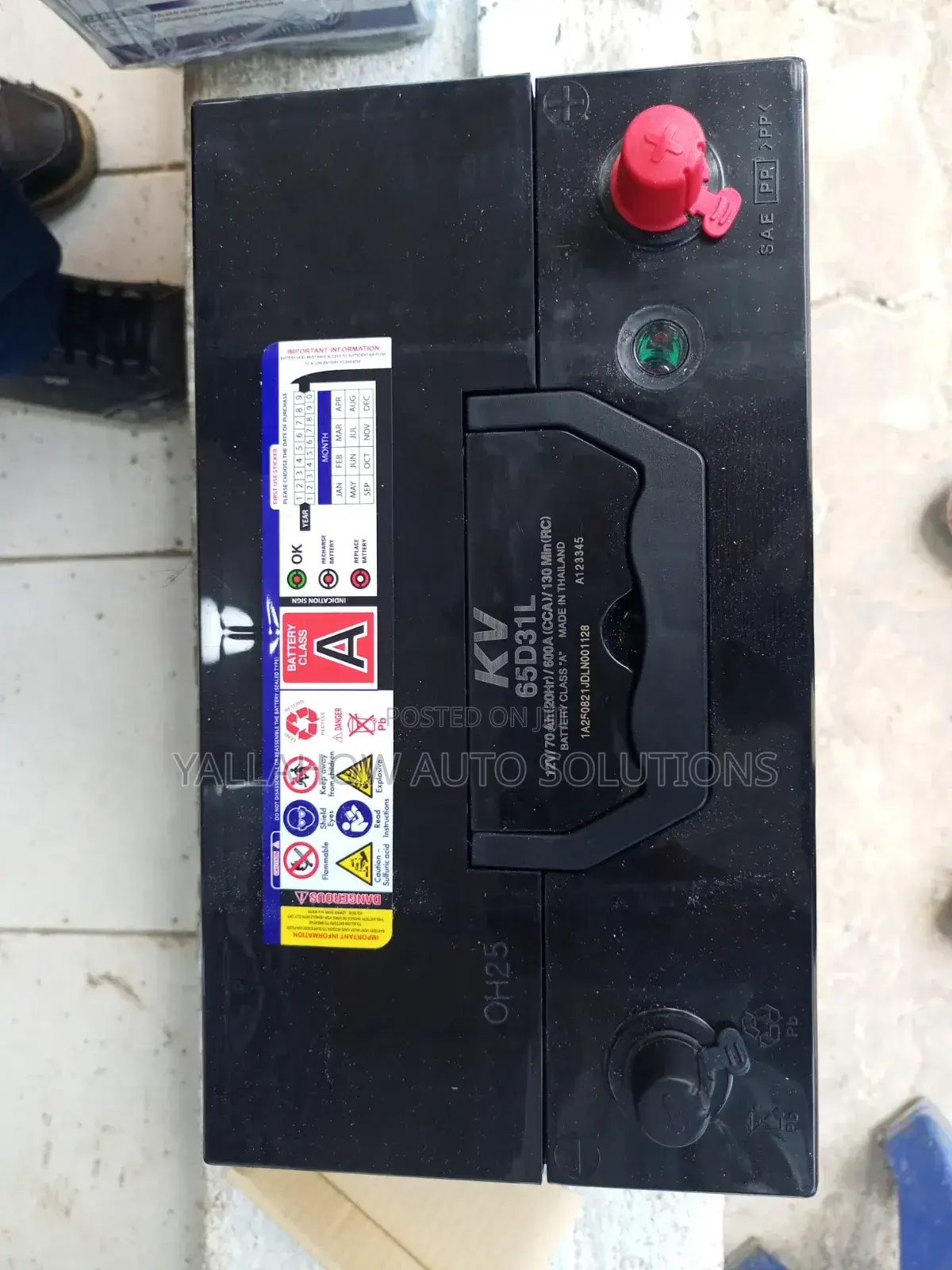 N70l Kv Car Battery Thailand | Heavy Duty Maintenance-Free Battery.