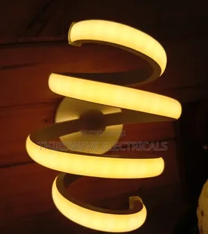 Modern White Spiral Led Wall Lamp