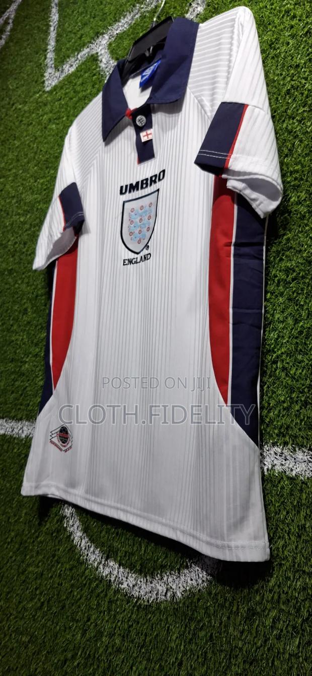 England Home 1998 Retro Jersey - thumbnail 2