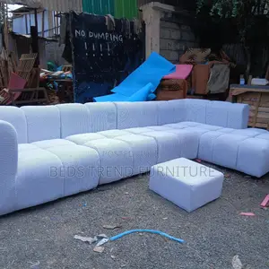 7 Seater Fancy Bubble L Seat Sofa