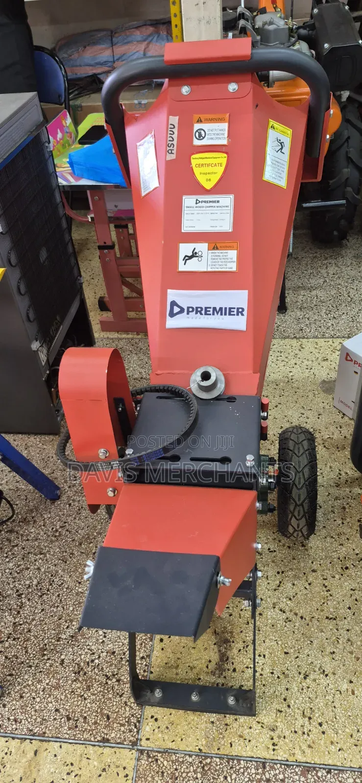Wood Chipping Machine With 2hp Motor
