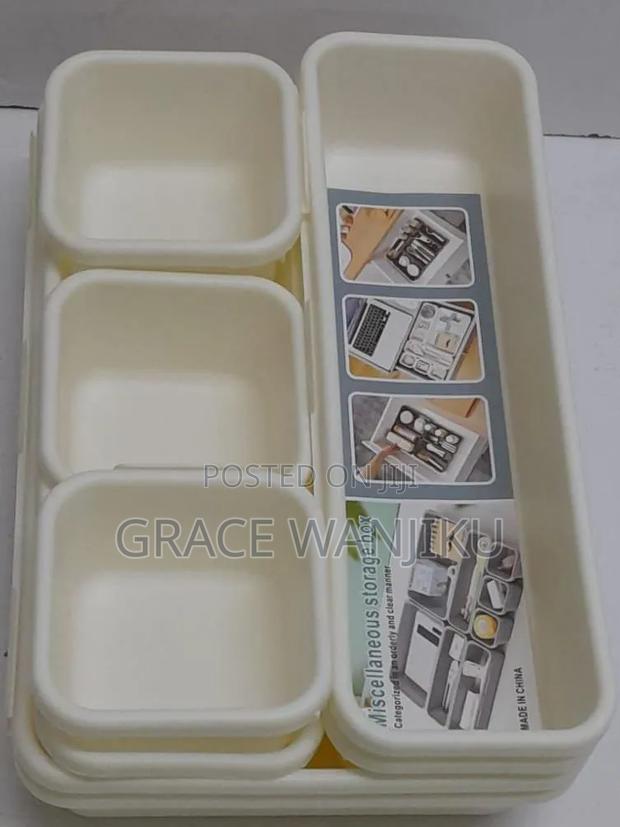 *8pcs Set Adjustable Plastic Drawer Organiser Now Available - thumbnail 2