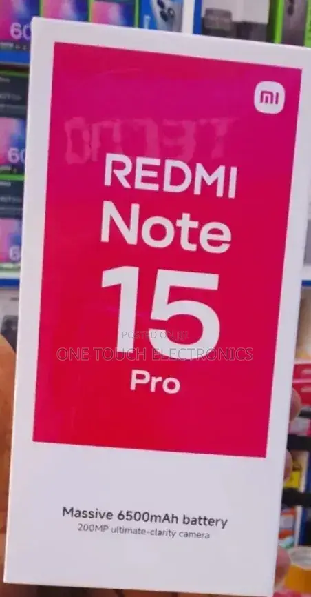 New Xiaomi Redmi Note 15 Pro 256 GB Black