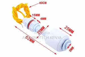 52mm Pp Horizontal Liquid Water Level Sensor Float Switch Down Type.