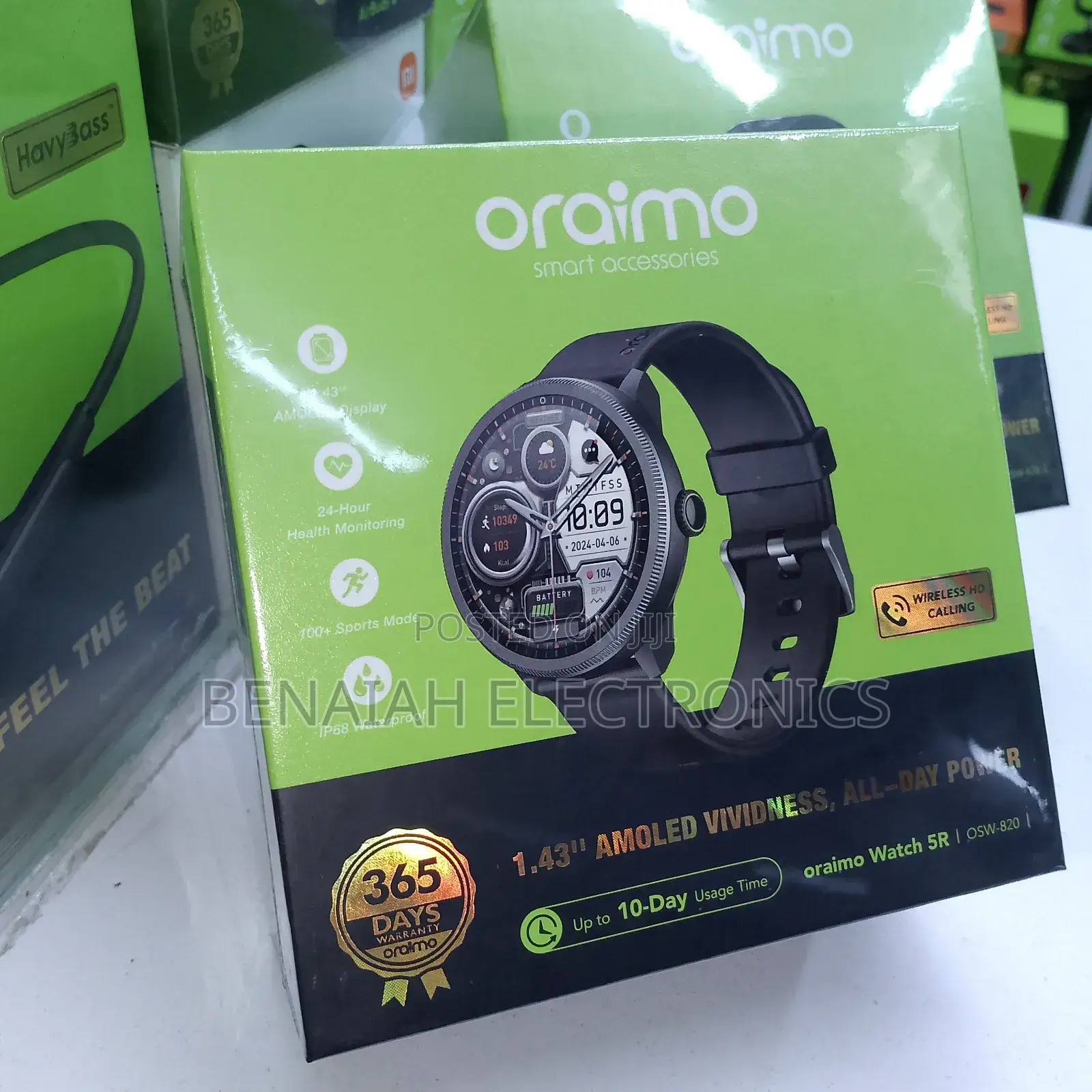 Oraimo Watch 5 R Osw-820 Standby Time 32days