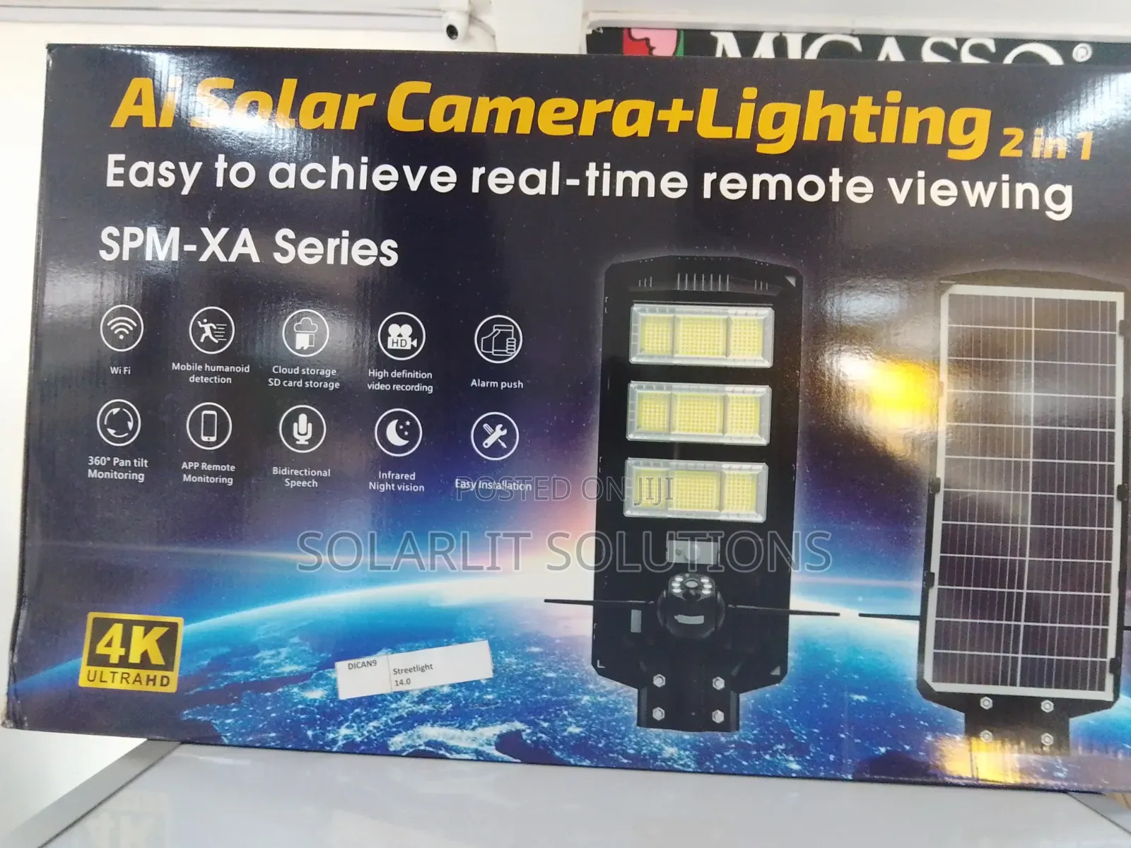 Ai Solar Camera and Lighting 2 in 1 SPM-Xa Series