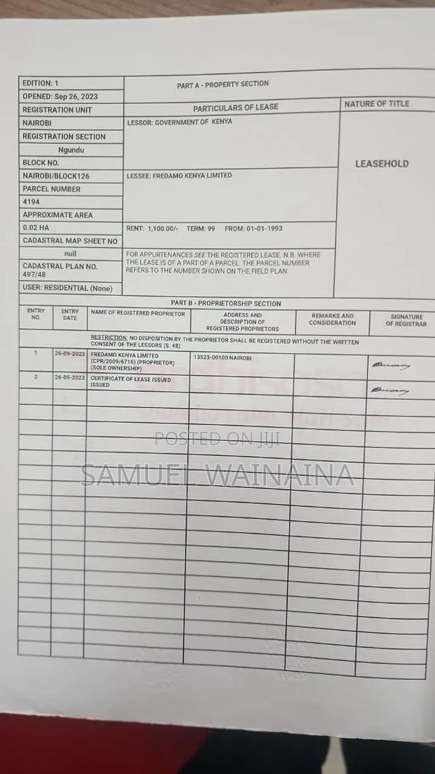 Plot at Kamulu Ngundu - thumbnail 2