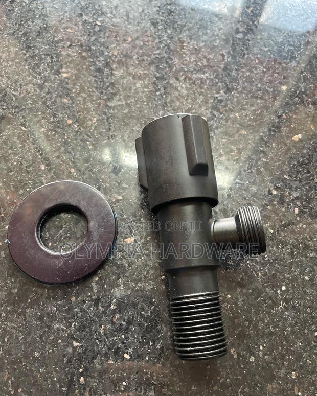 Black Angle Valve ( Single)