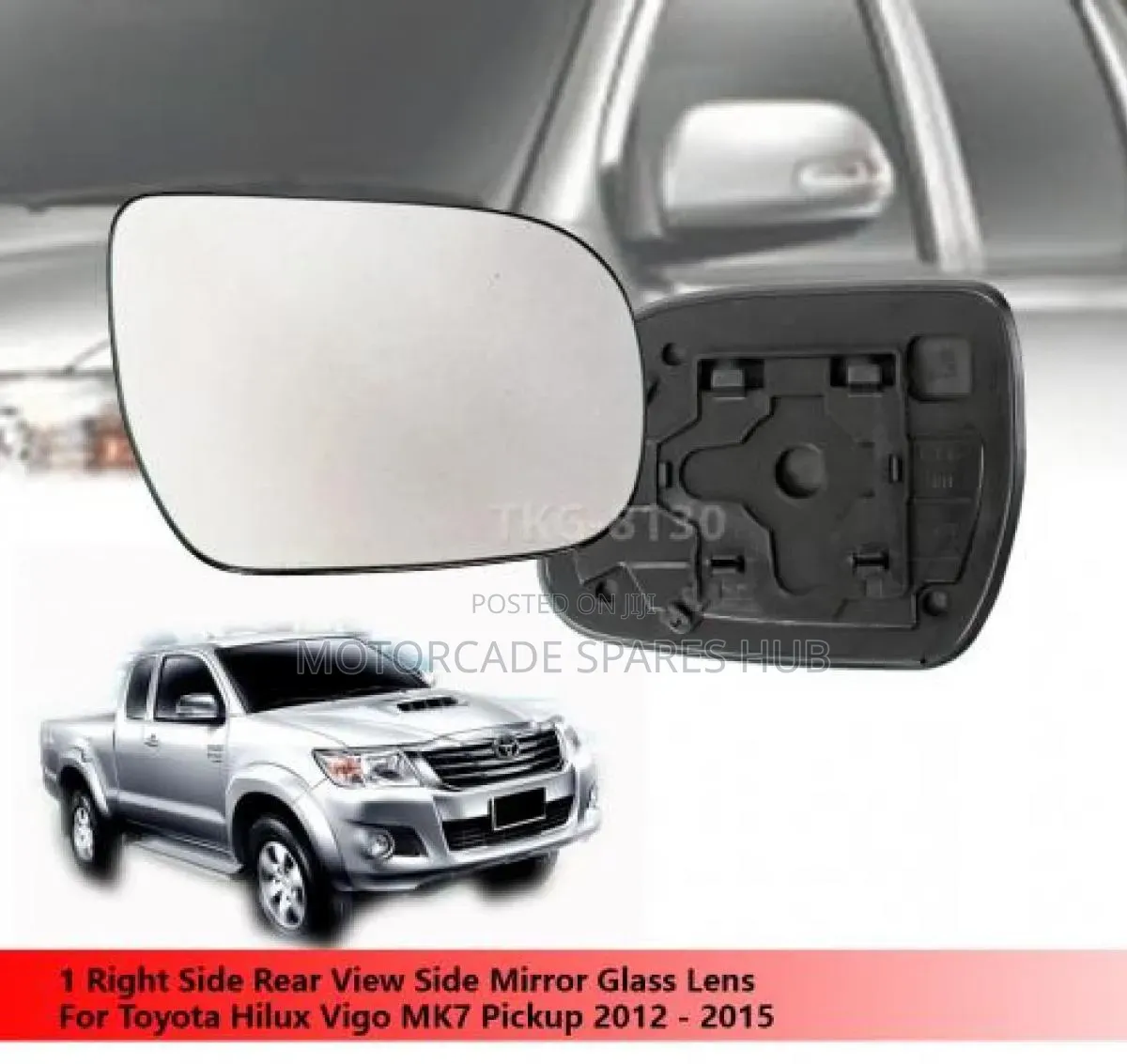 Toyota Hilux Vigo 2012 Side Mirror Glass