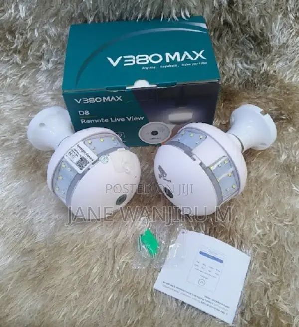 V380 Max Best Wifi Nanny Bulb V380 CCTV Camera