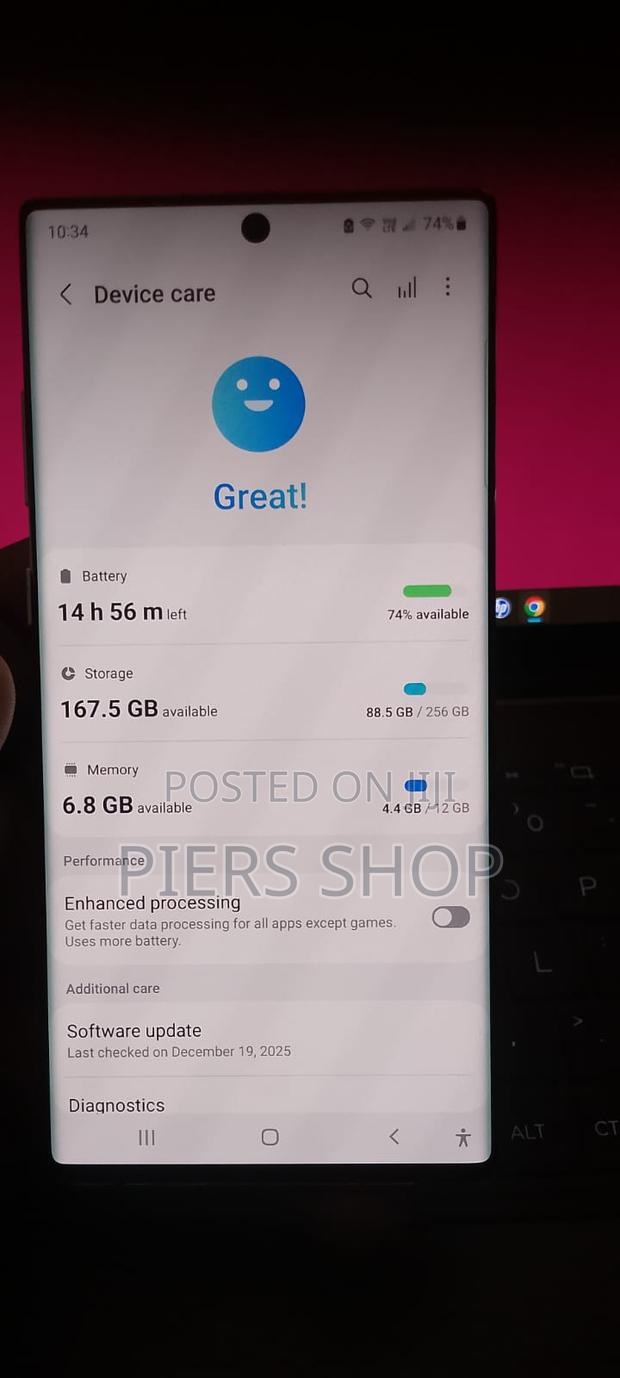 Samsung Galaxy Note 10 Plus 5G 256 GB Silver - thumbnail 2