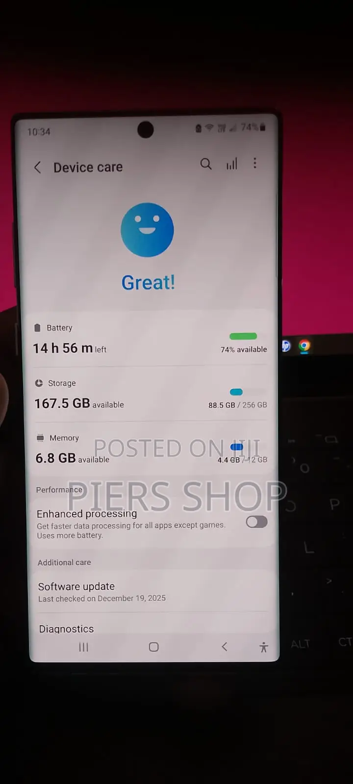 Samsung Galaxy Note 10 Plus 5G 256 GB Silver
