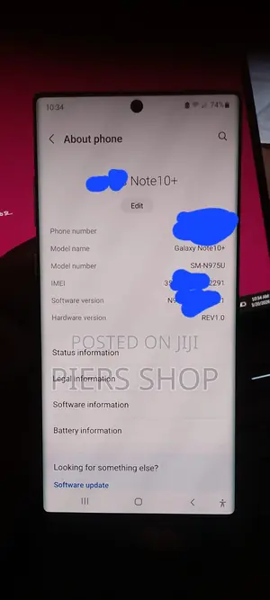 Samsung Galaxy Note 10 Plus 5G 256 GB Silver