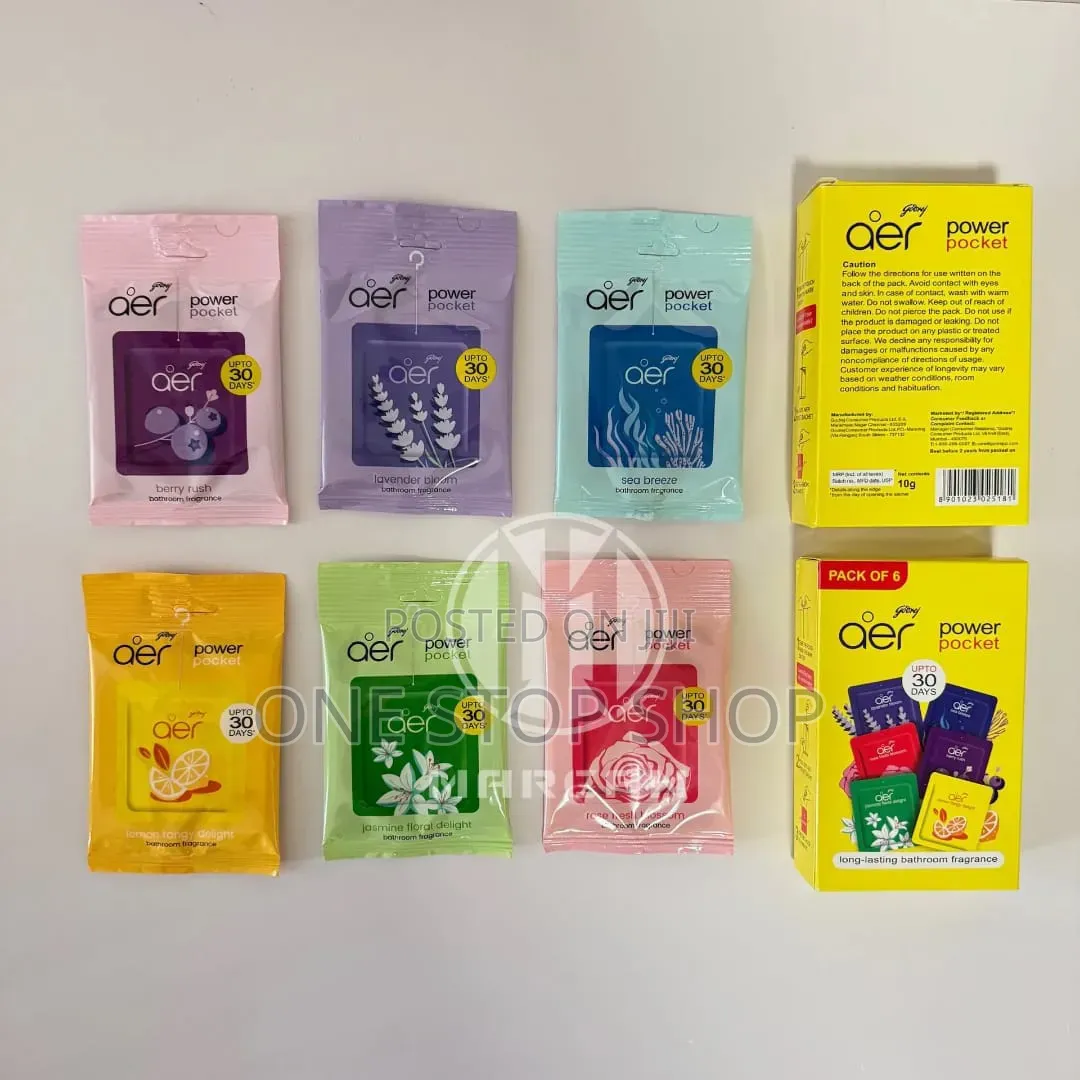 6pc Power Pocket Cool Refreshing Aroma Classy Refreshing Fragrance
