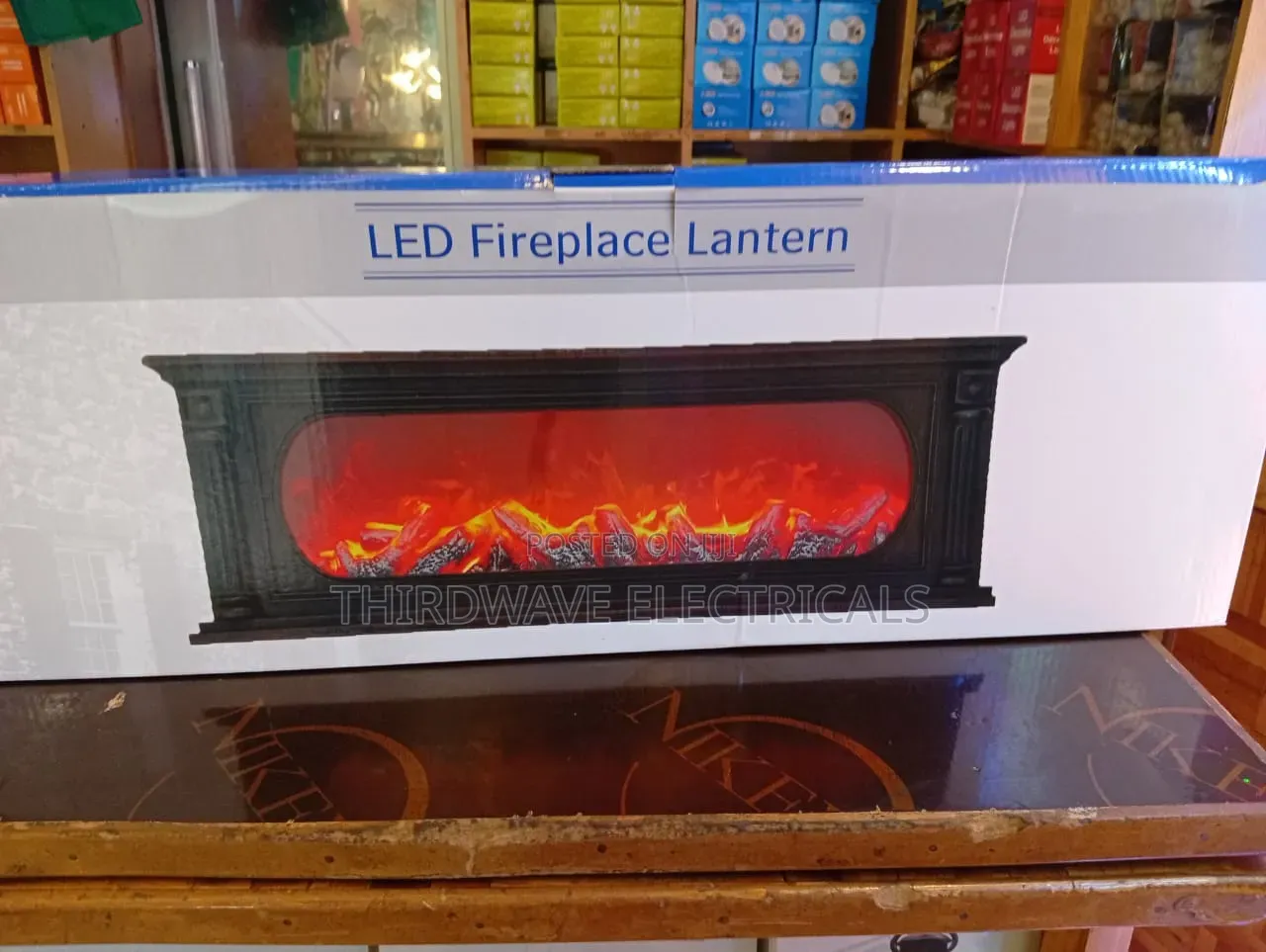 Metro Kreations Led Fireplace Lantern
