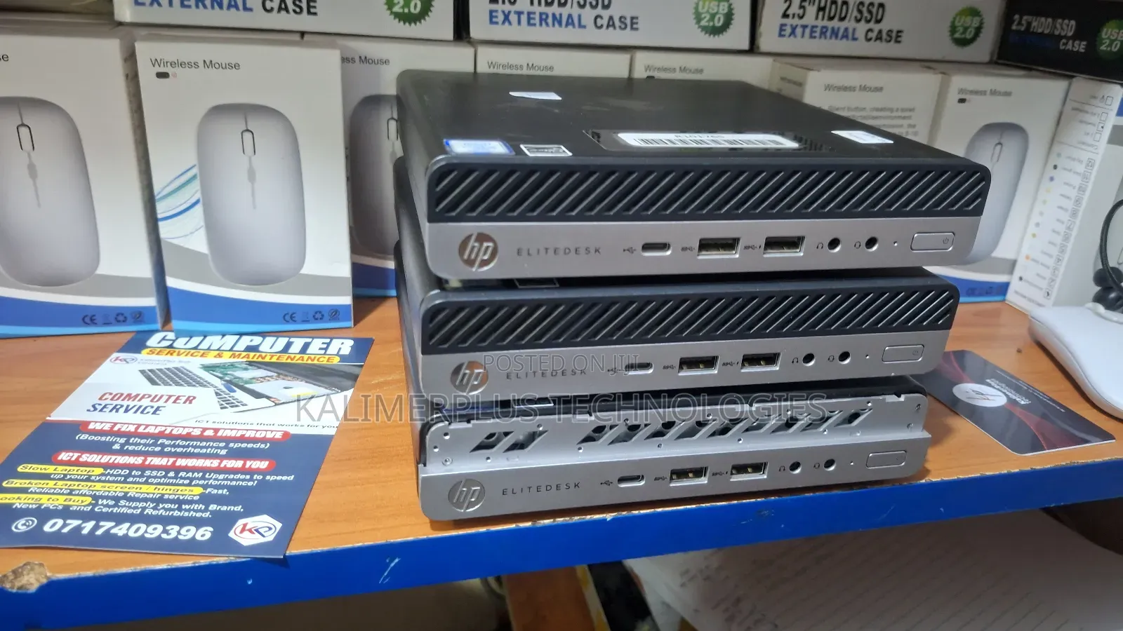 Desktop Computer HP EliteDesk 800 G4 8GB Intel Core i5 HDD 500GB