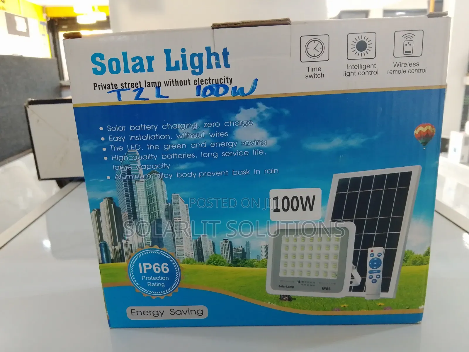 Solar Lamp 100w Ip66