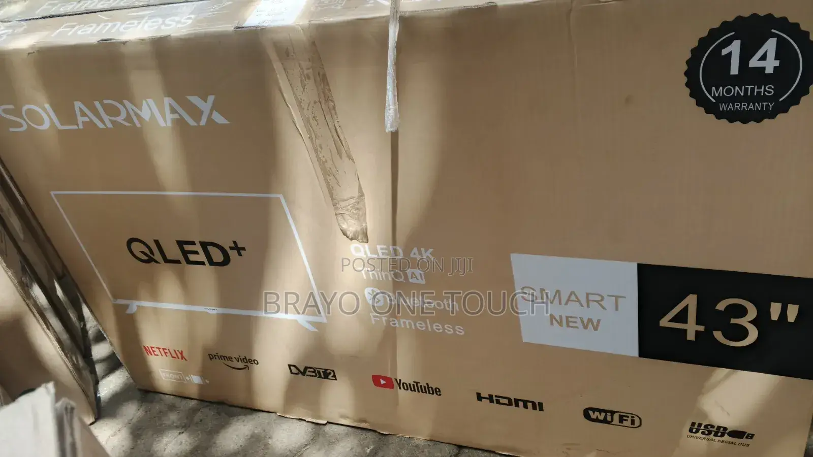 Solarmax 43 Inch Qled Smart Android TV