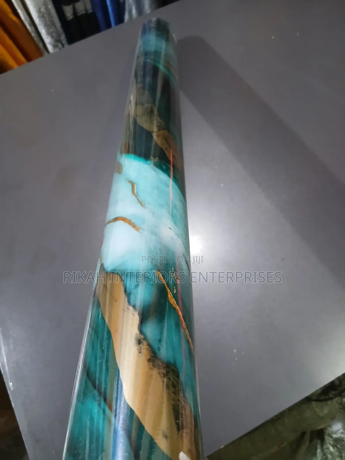 Turquoise Patterned Contact Papers