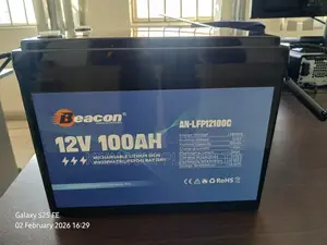 Beacon 12v 100ah Lithium Iron Phosphate (Lifepo4) Battery