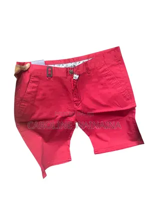 Red Khaki Shorts